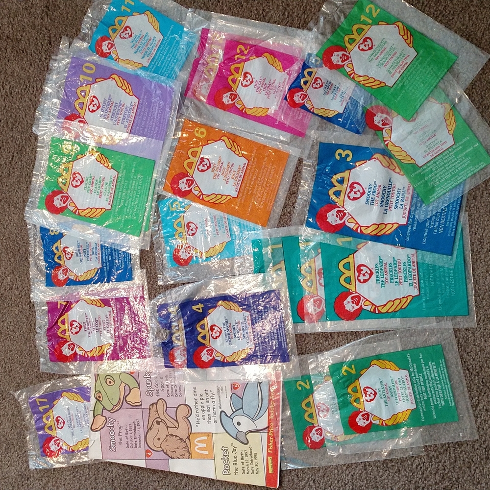 FREE McDonald's TY Beanie‎ Baby Packaging